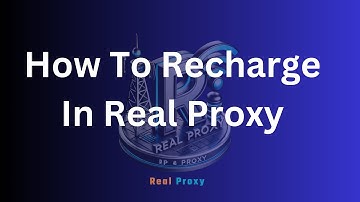 How to recharge in real proxy bot