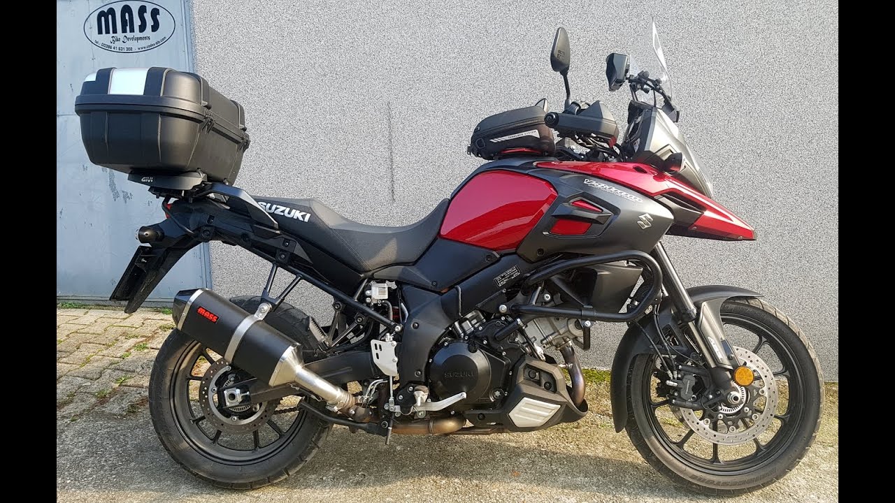 Suzuki DL 1000 V-Strom ( 2014 - 19 ) - MASS exhaust - YouTube