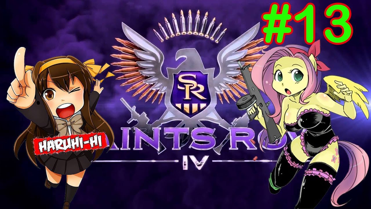 (EVA GAMER) Saints Row IV #13 (Co-op Ky0N Haruhi hi) - YouTube