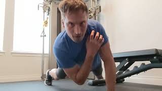 Sienna Personal Trainer Push-up Position Anti-rotation Exercise