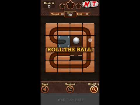 Roll the Ball: slide puzzle 2 - Basic A уровень 2 прохождение