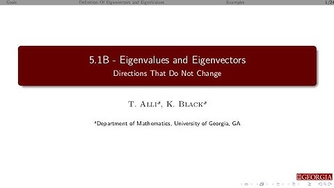 5.1B - Eigenvectors and eigenvalues - Part 4 of 4
