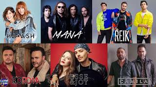 Sin Bandera, Reik, Yuridia,  Camila,  Jessy Y Joy, Rio Roma,  Mana,  Ha Ash MIX EXITOS Romanticos