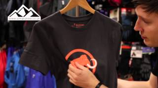 Mammut Mens Logo Tee Graphite - www.simplyhike.co.uk