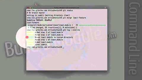25. How to merge with and without branch history (a Drupal how-to)