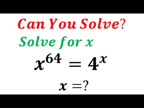 Solving Exponential Equation