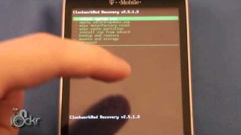 How To - Load a Custom Recovery / Custom ROM on your T-Mobile G2 / HTC Vision