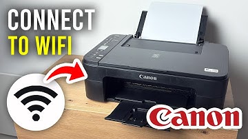 How To Connect Canon Printer TS3350 To WiFi - Full Guide