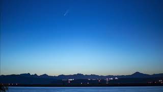 Comet Neowise flyover Vancouver. 2020-07-13