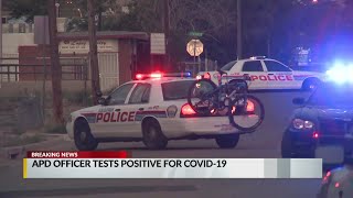 APD officer tests positive for COVID-19