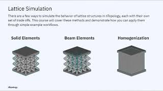 Lattice Structural Analysis: Before We Begin