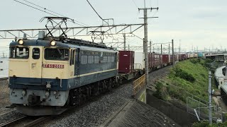 【PF代走】EF65 2086+コキ20車吉川駅通過 74レ