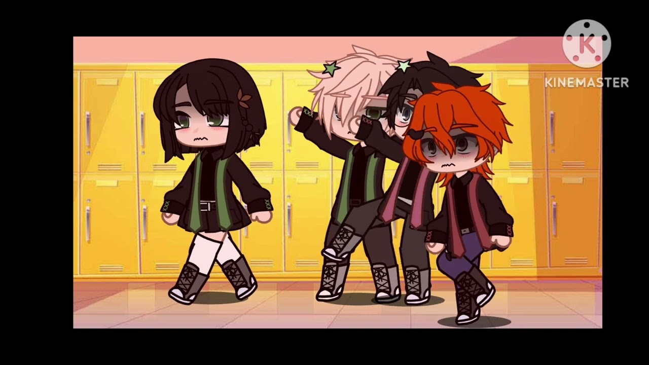 Blaise, pansy, and draco ignores hermione, ron, and harry. 