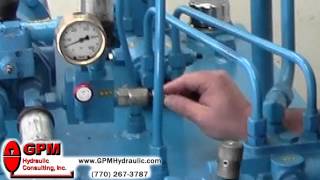 Setting Pump Compensator & Relief Valve