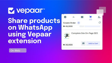 Share Products via Vepaar Extension on WhatsApp [Web]
