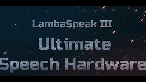 LambaSpeak 3 - Amstrad CPC - All in one videos - Captured from real hardware