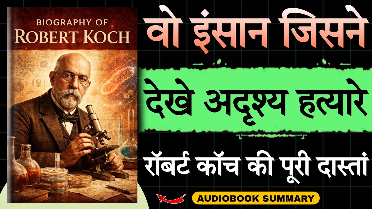 Biography Of Robert Koch in Hindi | कीटाणुओं का शिकारी 🤔 | Audiobook school