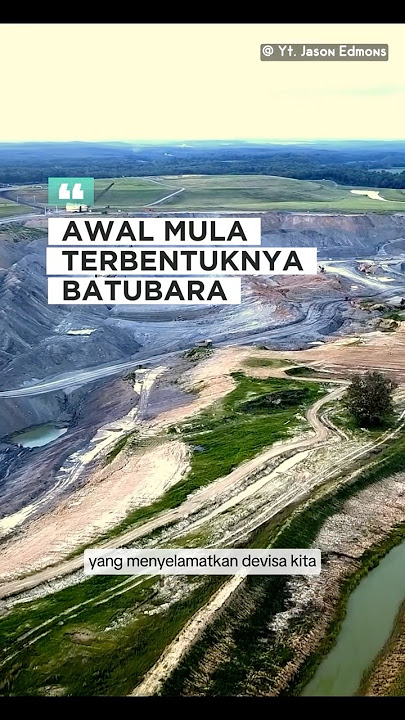 Tahukah kamu asal usul batubara?