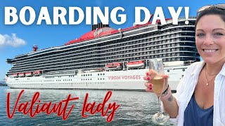 Luxury Solo Travel: Boarding Valiant Lady in San Juan Puerto Rico (March 2024)