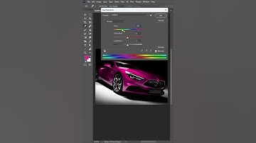 Car colour change in Photoshop in just 20 seconds