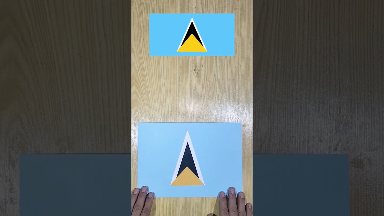saint lucia flag|
