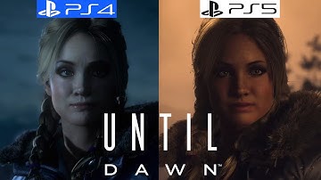 Until Dawn PS4 vs PS5 - Original vs Remake - Graphics Comparison - Framerate - Loading Times - 4k