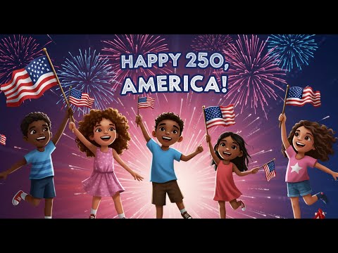 Happy 250, America! 🇺🇸 Kids' Patriotic Song & Dance | Celebrate USA's Birthday!