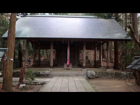 千早城の本丸跡に建つ千早神社の風景