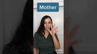 Family members in ASL