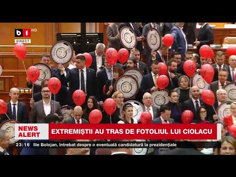 CIOLACU: „MOȚIUNEA ASTA E O GLUMĂ / URLAȚI ISTERIC AICI ÎN PARLAMENT”. Știri B1TV_ 28 feb. 2025