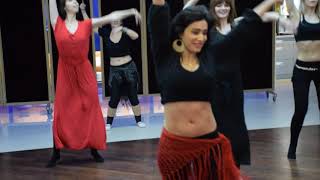 Najla Ferreira Belly Dance Megance in Poland 2019تدريب رقص شرقي في بولندا  الراقصه نجلاء