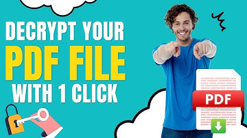 Decrypt Your PDF Files with a Single Click: A Guide to Unlocking PDF Passwords