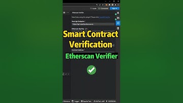 Easy to opensource deployed smart contracts and get verified on Etherscan through Verifier. #shorts
