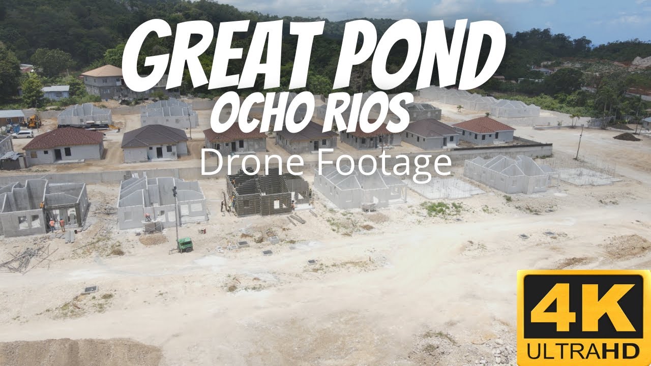 Great Pond, Ocho Rios Drone Footage YouTube