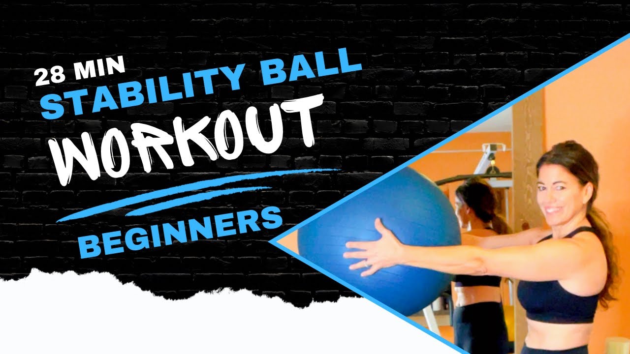 STABILITY BALL WORKOUT for Beginners - YouTube
