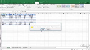 Drill Down Options - Excel 2016 Pivot Table