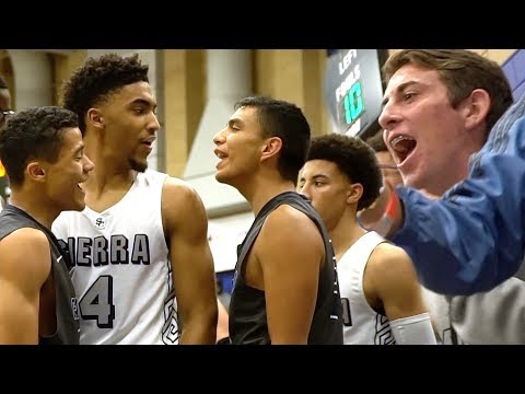 Sierra Canyon RESPONDS To Crowd Talking RECKLESS w/ BUCKETS! "DADDYS BOY" Sierra Canyon VS Camarillo