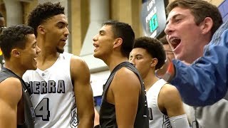 Sierra Canyon RESPONDS To Crowd Talking RECKLESS w/ BUCKETS! 'DADDYS BOY' Sierra Canyon VS Camarillo