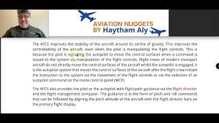AFS Automatic flight control system , Aviation nuggets by @Haytham_Aly
