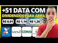 INACREDITÁVEL! NOVOS DIVIDENDOS DE ABRIL (BONIFICAÇÃO e MEGA DIVIDENDO) TAEE11, PETR4, CMIG4, BBDC4