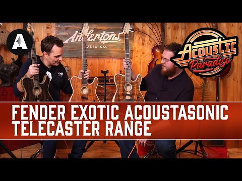 Fender's Most Beautiful Acoustasonic Telecasters!