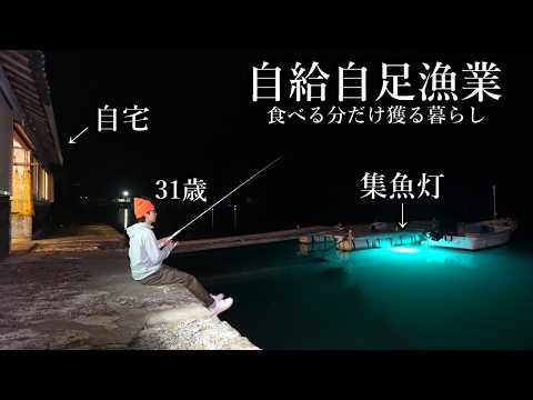 庭に集魚灯を吊るすだけで晩酌のつまみが向こうからやってくる