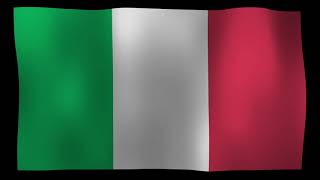 Italy: 4K Flag Motion Loop | Relaxing Motion Graphics