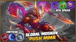 PUSH RANK  TOP GLOBAL 1 MOSKOV 【Vtuber ID | Abyss SC】‼️ #shorts #mobilelegends #605
