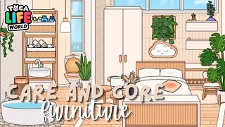 Care and Core Furniture! 🧴🌴 *Toca Boca Update* | Snowy's Toca World (House Design)