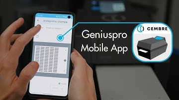 Cembre Geniuspro Mobile App and MG4 Printer