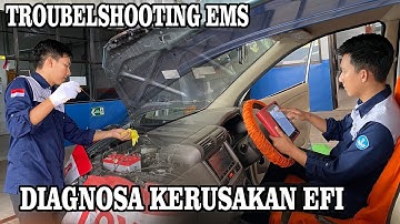 Diagnosa kerusakan Engine Management System (EMS) di mobile EFI sesuai SOP manual book ⁉️