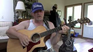 Video thumbnail of "840 - Only Sixteen - Dr Hook - acoustic cover by George Possley"