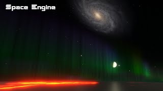 Fantastic Aurora View! Random Exploration In Space Engine #2