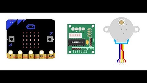 Control a stepper motor by Micro:bit